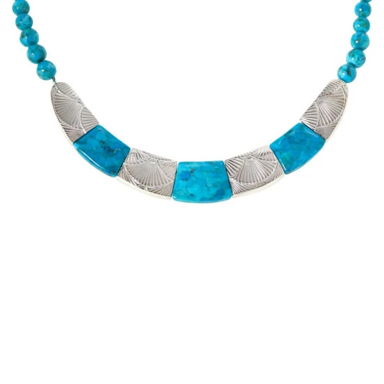 Budget 😍 Mine Finds By Jay King Jay King Gallery Collection Compressed Turquoise Silver Necklace 🛒 4 Budget 😍 Mine Finds By Jay King Jay King Gallery Collection Compressed Turquoise Silver Necklace 🛒 - Image 4