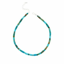Outlet 🛒 Mine Finds By Jay King Jay King Gallery Collection Sonoran Blue Turquoise Bead Necklace 🎁