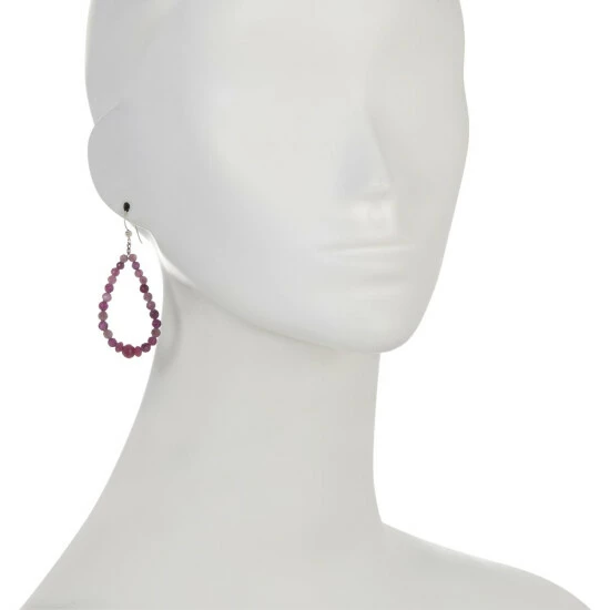 Budget โค๏ธ Mine Finds By Jay King Jay King Sterling Silver Pink Sapphire Bead Loop Drop Earrings ๐ฏ 2 Budget โค๏ธ Mine Finds By Jay King Jay King Sterling Silver Pink Sapphire Bead Loop Drop Earrings ๐ฏ - Image 2