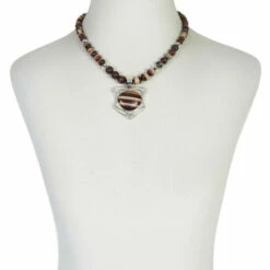 Outlet 😉 Mine Finds By Jay King Jay King Sterling Silver Okapi Jasper Stone Pendant With Necklace 😉 -Deals Mine Store unnamed file 1021