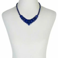 Promo 🥰 Mine Finds By Jay King Jay King Sterling Silver Lapis Pointed Drape Necklace 💯 -Deals Mine Store unnamed file 1034