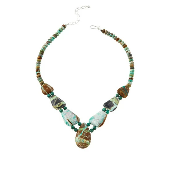 Buy โจ Mine Finds By Jay King Jay King Sterling Silver Multicolor Boulder Variscite Necklace ๐ฅฐ 1 Buy โจ Mine Finds By Jay King Jay King Sterling Silver Multicolor Boulder Variscite Necklace ๐ฅฐ