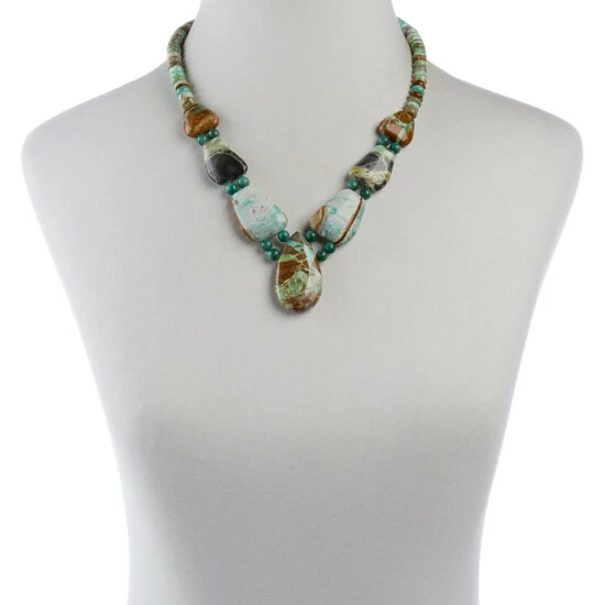Buy โจ Mine Finds By Jay King Jay King Sterling Silver Multicolor Boulder Variscite Necklace ๐ฅฐ 2 Buy โจ Mine Finds By Jay King Jay King Sterling Silver Multicolor Boulder Variscite Necklace ๐ฅฐ - Image 2