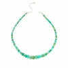 Deals 🎁 Mine Finds By Jay King Jay King Sterling Silver Chrysoprase Rondelle Bead Necklace 🛒