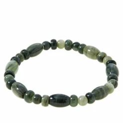 Cheapest ❤️ Mine Finds By Jay King Jay King Green Dragon Mountain Stone Bead Stretch Bracelet 🧨