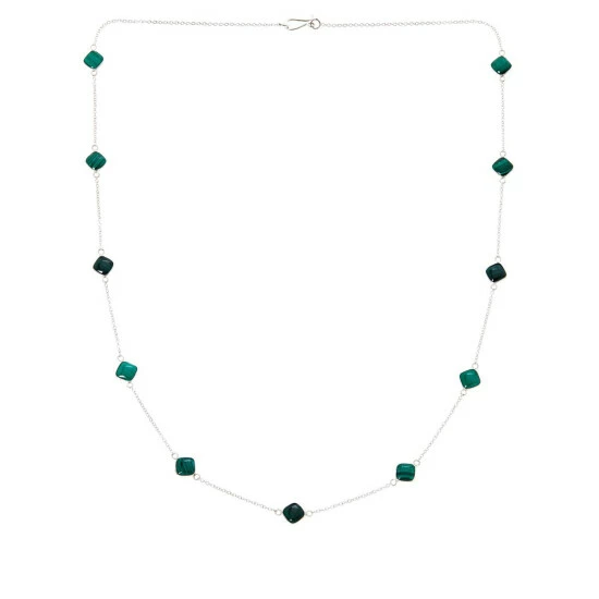 Best Pirce ๐ Mine Finds By Jay King Jay King Sterling Silver Malachite Station 30-1/4" Chain Necklace ๐ 3 Best Pirce ๐ Mine Finds By Jay King Jay King Sterling Silver Malachite Station 30-1/4" Chain Necklace ๐ - Image 3