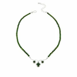 Budget 😉 Mine Finds By Jay King Jay King Gallery Collection Sterling Silver Chrome Diopside Necklace ✨