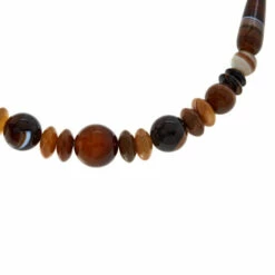 Hot Sale 🔥 Mine Finds By Jay King Jay King Multicolor Coffee Chalcedony Bead Necklace 🥰 -Deals Mine Store unnamed file 115