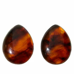 New 🌟 Mine Finds By Jay King Jay King Amber Pear-Shaped Stud Earrings 😍