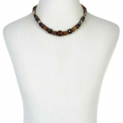 Hot Sale 🔥 Mine Finds By Jay King Jay King Multicolor Coffee Chalcedony Bead Necklace 🥰 -Deals Mine Store unnamed file 116