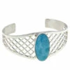 Cheap 👍 Mine Finds By Jay King Jay King Sterling Silver Larimar Cuff Bracelet ⭐