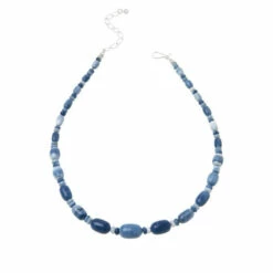 Cheapest 🔥 Mine Finds By Jay King Jay King Sterling Silver Blue Opal Bead Necklace 😉