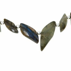 Deals ❤️ Mine Finds By Jay King Jay King Sterling Silver Contemporary Labradorite Necklace 🎉 -Deals Mine Store unnamed file 1184