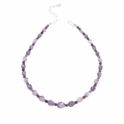 Wholesale ๐ Mine Finds By Jay King Jay King Sterling Silver Lavendula Amethyst Swirl Bead Necklace ๐