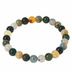 Cheapest 👍 Mine Finds By Jay King Jay King Multicolor Agate And Chalcedony Bead Stretch Bracelet 👏