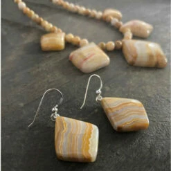 Outlet 😀 Mine Finds By Jay King Jay King Sterling Silver Multicolor Banded Agate Drop Earrings 👍 -Deals Mine Store unnamed file 1215