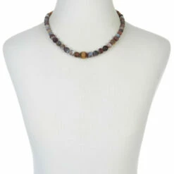 Deals 🥰 Mine Finds By Jay King Jay King Sterling Silver Multi-Color Persian Agate Bead Necklace 🛒 -Deals Mine Store unnamed file 1217
