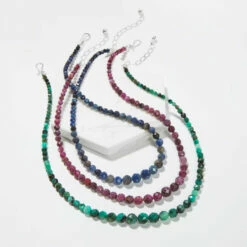 Wholesale 🎉 Mine Finds By Jay King Jay King Sterling Silver Gemstone Bead Necklace ⌛ -Deals Mine Store unnamed file 1248