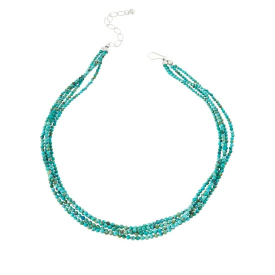 Coupon ๐ Mine Finds By Jay King Jay King Sterling Silver Turquoise Bead 4-Strand Layered Necklace โ 1 Coupon ๐ Mine Finds By Jay King Jay King Sterling Silver Turquoise Bead 4-Strand Layered Necklace โ