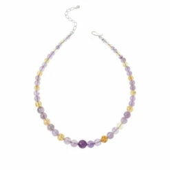 Outlet 😉 Mine Finds By Jay King Jay King Sterling Silver Ametrine Graduated Bead Necklace 🔔 -Deals Mine Store unnamed file 1262