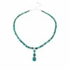 Promo 🛒 Mine Finds By Jay King Jay King Sterling Silver Emerald Multi-Stone Pendant With Necklace 🥰