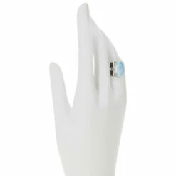 Coupon 🧨 Mine Finds By Jay King Jay King Sterling Silver Cushion-Cut Larimar Ring 😍 -Deals Mine Store unnamed file 1296