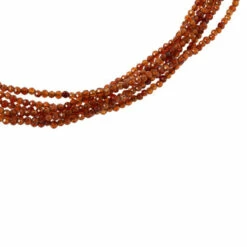 Budget 🌟 Mine Finds By Jay King Jay King Sterling Silver Hessonite Garnet Bead 6-Strand Necklace 👏 -Deals Mine Store unnamed file 1308
