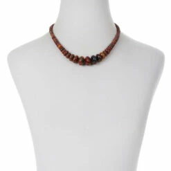 Hot Sale ⭐ Mine Finds By Jay King Jay King Sterling Silver Rainbow Jasper Graduated Bead Necklace ❤️ -Deals Mine Store unnamed file 1317