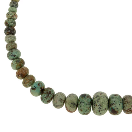 Brand new 🔔 Mine Finds By Jay King Jay King Sterling Silver Pistachio Chrysocolla Graduated Bead Necklace ✔️ 3 Brand new 🔔 Mine Finds By Jay King Jay King Sterling Silver Pistachio Chrysocolla Graduated Bead Necklace ✔️ - Image 3