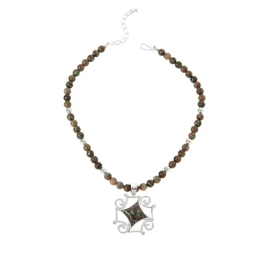 Hot Sale ๐ Mine Finds By Jay King Jay King Sterling Silver Multicolor Nunderite Pendant With Necklace ๐ 1 Hot Sale ๐ Mine Finds By Jay King Jay King Sterling Silver Multicolor Nunderite Pendant With Necklace ๐