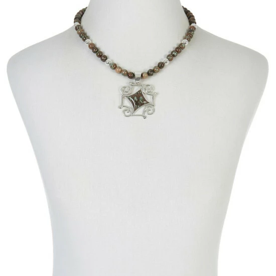 Hot Sale ๐ Mine Finds By Jay King Jay King Sterling Silver Multicolor Nunderite Pendant With Necklace ๐ 2 Hot Sale ๐ Mine Finds By Jay King Jay King Sterling Silver Multicolor Nunderite Pendant With Necklace ๐ - Image 2