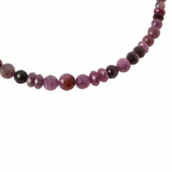 Best Pirce ⭐ Mine Finds By Jay King Jay King Sterling Silver Pink Sapphire Bead Necklace ✨ -Deals Mine Store unnamed file 1363