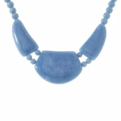Buy 😀 Mine Finds By Jay King Jay King Sterling Silver Cashmere Blue Anhydrite Necklace ❤️ -Deals Mine Store unnamed file 1375