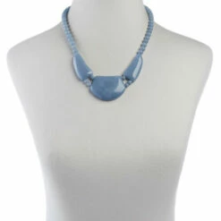 Buy 😀 Mine Finds By Jay King Jay King Sterling Silver Cashmere Blue Anhydrite Necklace ❤️ -Deals Mine Store unnamed file 1376