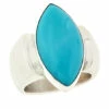 Hot Sale ✔️ Mine Finds By Jay King Jay King Sterling Silver Campitos Turquoise Marquise Ring 🤩