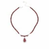 Flash Sale 🤩 Mine Finds By Jay King Jay King Sterling Silver Red Thulite Freeform Necklace 👏