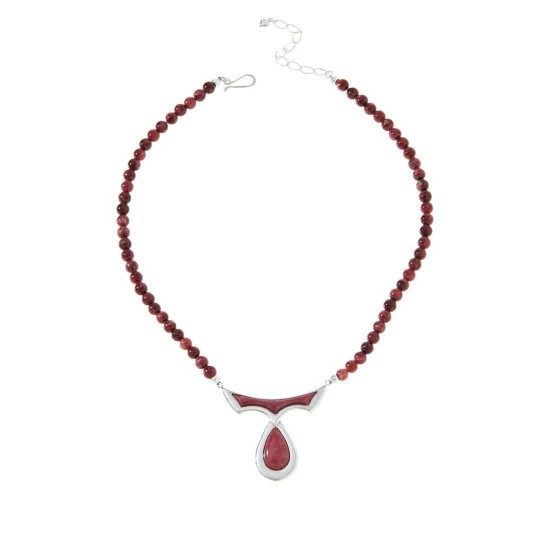 Flash Sale ๐คฉ Mine Finds By Jay King Jay King Sterling Silver Red Thulite Freeform Necklace ๐ 1 Flash Sale ๐คฉ Mine Finds By Jay King Jay King Sterling Silver Red Thulite Freeform Necklace ๐