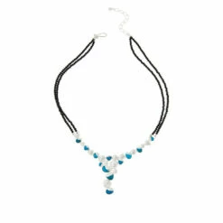 Wholesale 😀 Mine Finds By Jay King Jay King Sterling Silver Turquoise And Black Spinel Necklace 😉