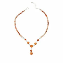 Wholesale 😀 Mine Finds By Jay King Jay King Spiny Oyster Shell Beaded Y-Drop Necklace ⭐