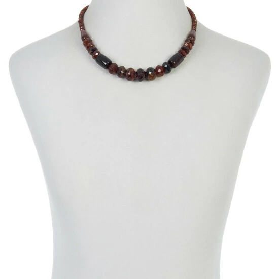 Best deal โค๏ธ Mine Finds By Jay King Jay King Sterling Silver Hessonite Garnet Bead Necklace ๐ฏ 2 Best deal โค๏ธ Mine Finds By Jay King Jay King Sterling Silver Hessonite Garnet Bead Necklace ๐ฏ - Image 2