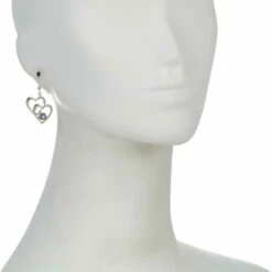 Coupon ⌛ Mine Finds By Jay King Jay King Sterling Silver Amethyst Double Hearts Drop Earrings ⭐ -Deals Mine Store unnamed file 1451