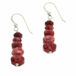 Promo 💯 Mine Finds By Jay King Jay King Sterling Silver Pink Thulite Drop Earrings 🤩