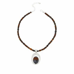 Flash Sale 😉 Mine Finds By Jay King Jay King Gallery Collection Desert Sunset Stone Pendant With Necklace ⌛