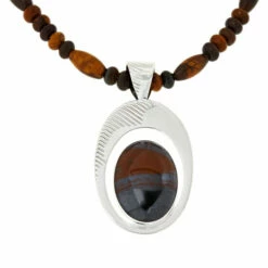 Flash Sale 😉 Mine Finds By Jay King Jay King Gallery Collection Desert Sunset Stone Pendant With Necklace ⌛ -Deals Mine Store unnamed file 1477