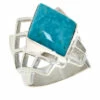New 👏 Mine Finds By Jay King Jay King Sterling Silver Sonoran Blue Turquoise Ring 🌟