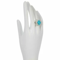 New 👏 Mine Finds By Jay King Jay King Sterling Silver Sonoran Blue Turquoise Ring 🌟 -Deals Mine Store unnamed file 1486