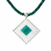 Outlet 💯 Mine Finds By Jay King Jay King Sterling Silver Malachite Pendant With Necklace 🥰