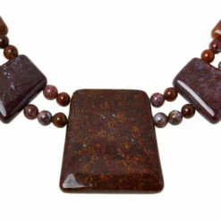 Top 10 ✨ Mine Finds By Jay King Jay King Sterling Silver Brick Red Agate Necklace ✨ -Deals Mine Store unnamed file 1498