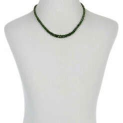 Best deal ⌛ Mine Finds By Jay King Jay King Sterling Silver Chrome Diopside Graduated Bead Necklace 💯 -Deals Mine Store unnamed file 1515