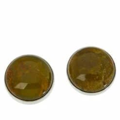 Best deal ๐ Mine Finds By Jay King Jay King Sterling Silver Volcanic Opal Round Stud Earrings โญ